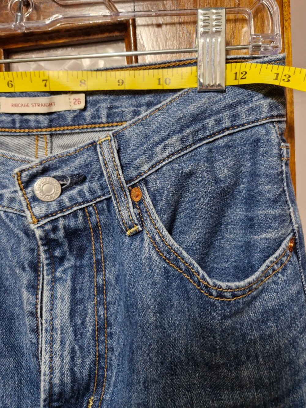 Levi's ribcage 100% cotton REPOSH - Picture 5 of 9